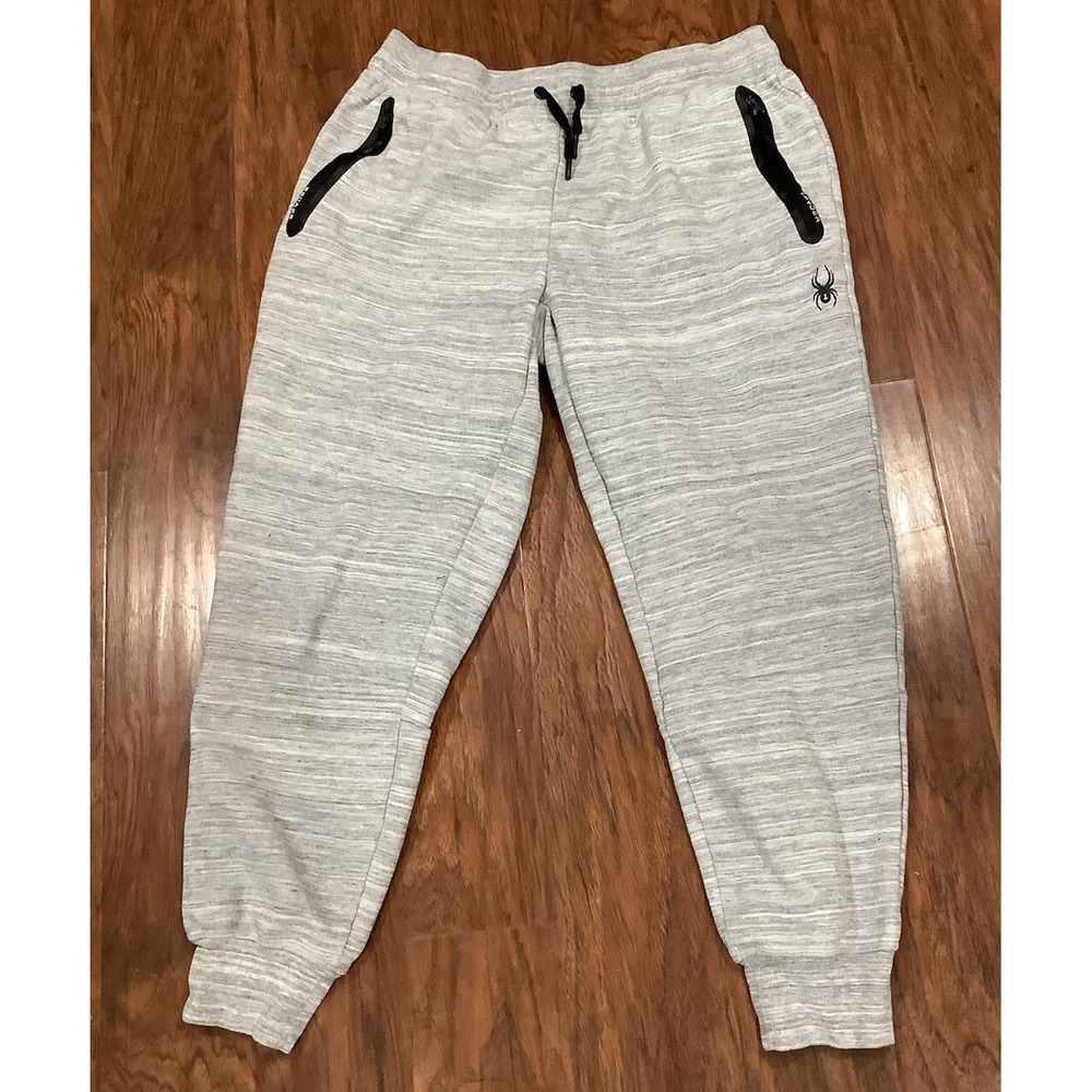 Spyder Active Jogger Pants Mens Size XL Gray Performance Pant